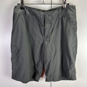 Columbia Womens Sz 6 Hiking Shorts‎ Olive Green Outdoor Gorpcore Country